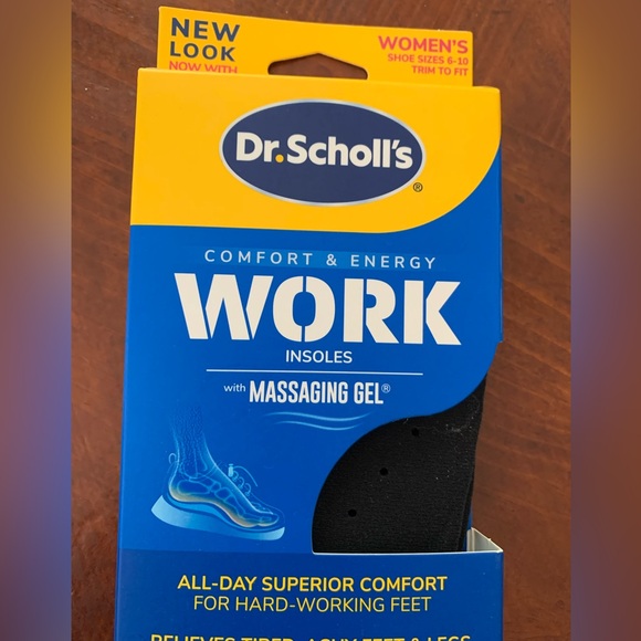 New! Dr.Scholls Work Insoles with Massaging Gel - Picture 2 of 6
